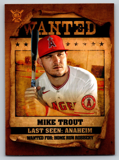 2021 Topps Big League #WT-1 Mike Trout Wanted