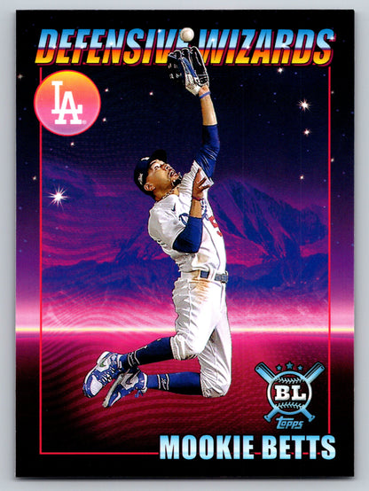 2021 Topps Big League #DW-1 Mookie Betts Defensive Wizards
