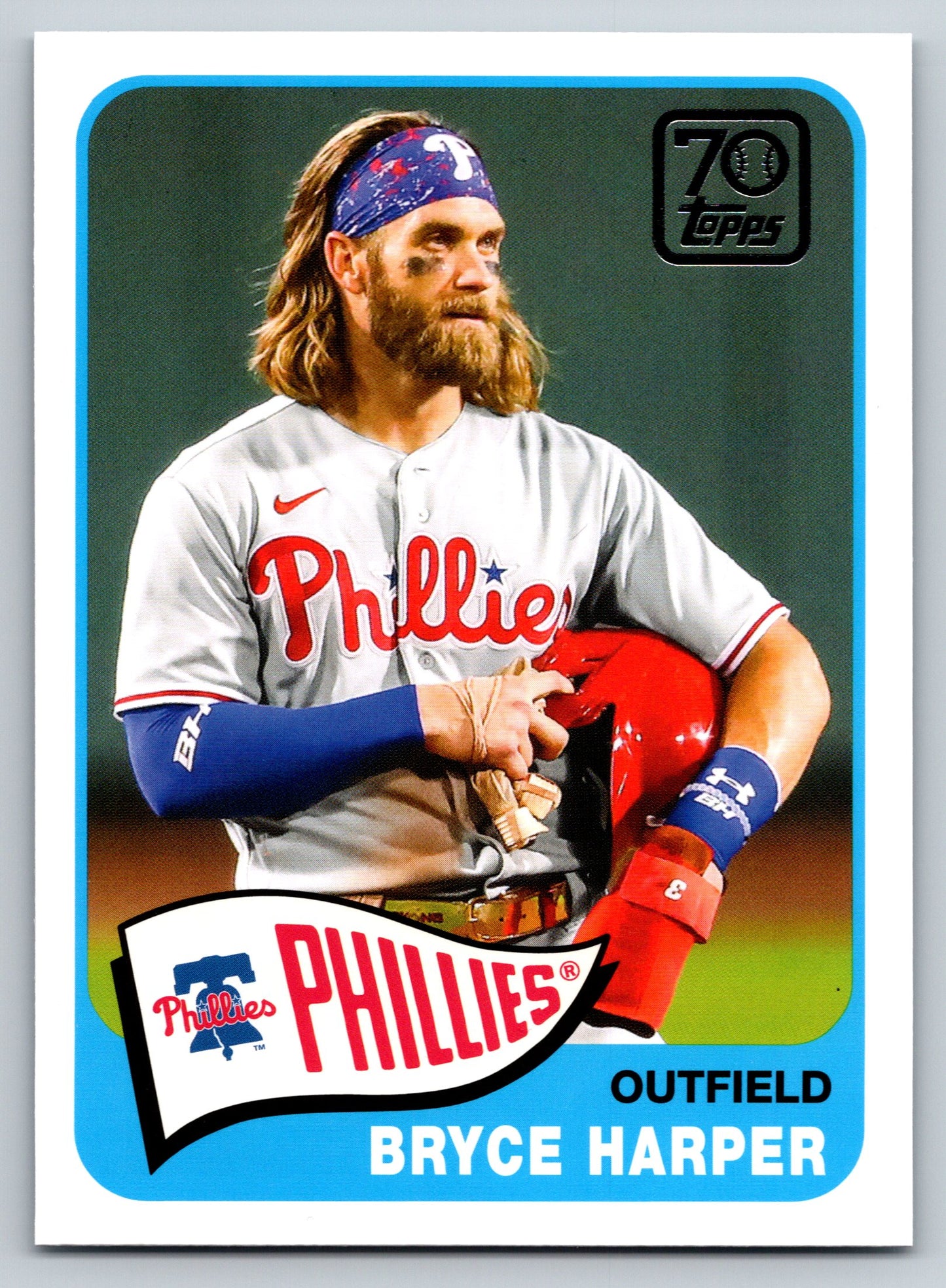 2021 Topps Update #70YT-15 Bryce Harper 70 Years of Topps Baseball