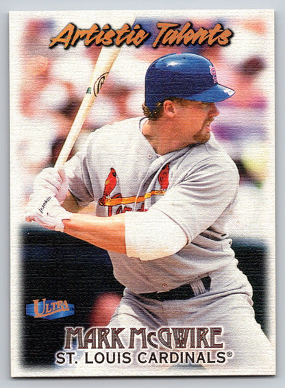1998 Ultra #15 AT Mark McGwire Artistic Talents