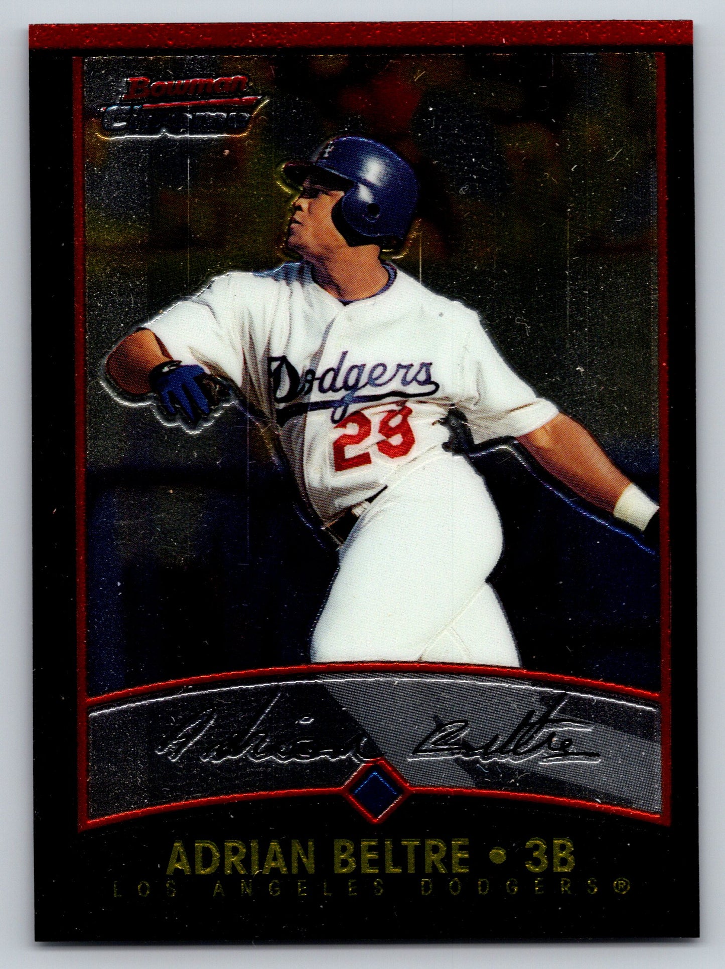 2001 Bowman Chrome #76 Adrian Beltre