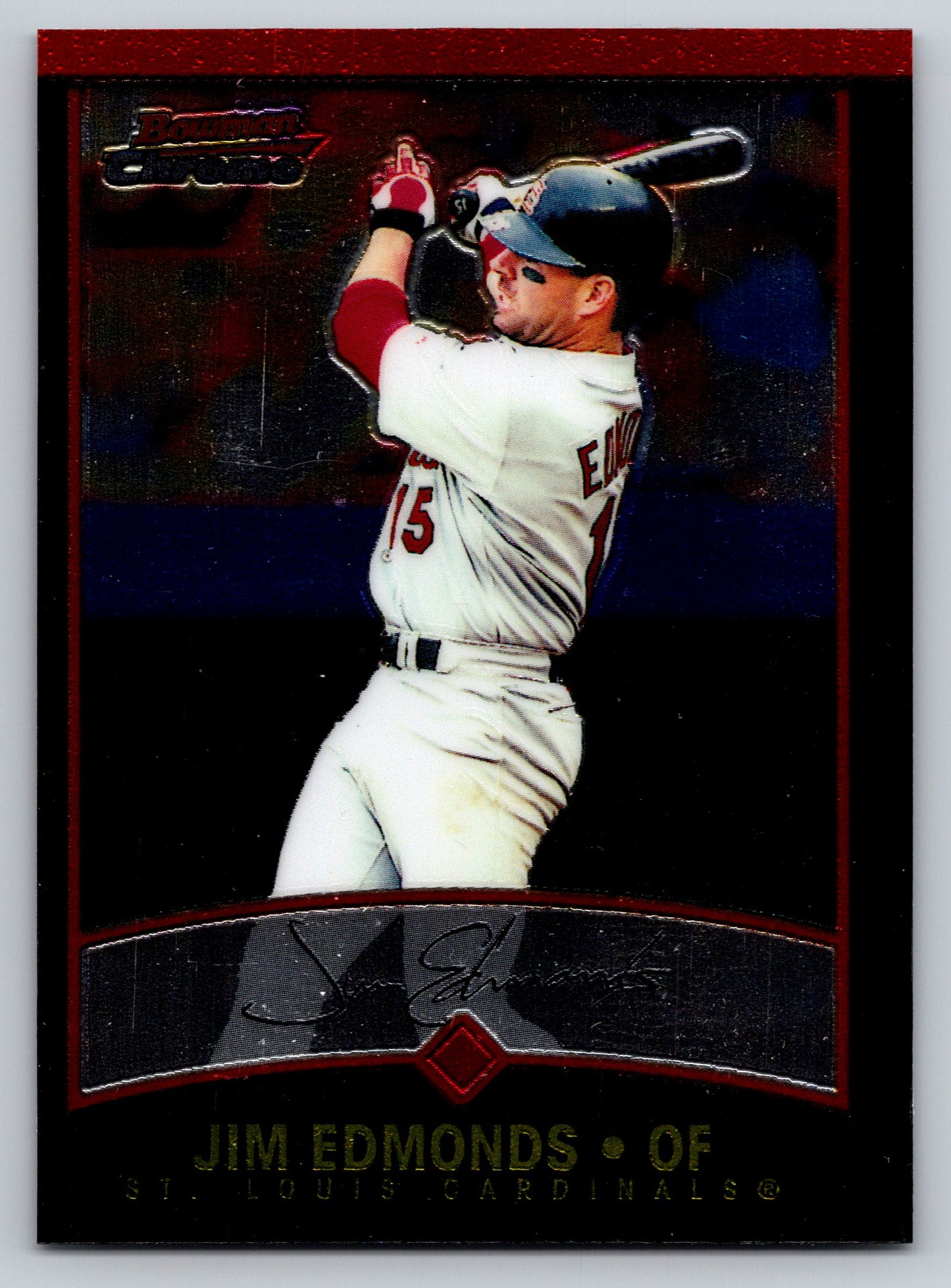2001 Bowman Chrome #52 Jim Edmonds