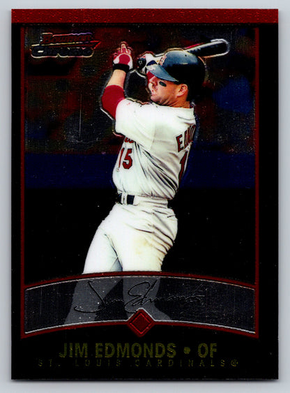 2001 Bowman Chrome #52 Jim Edmonds