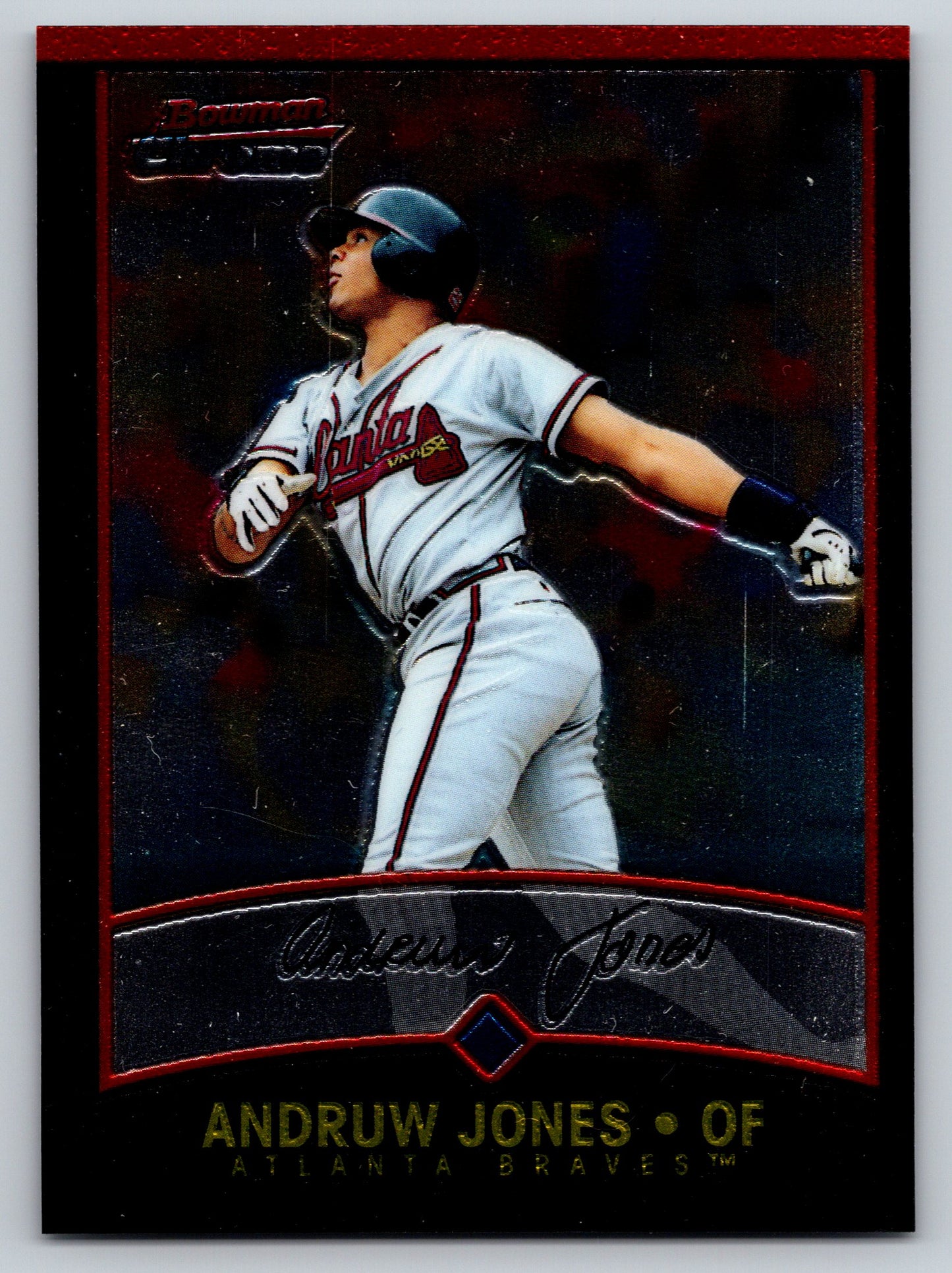 2001 Bowman Chrome #54 Andruw Jones