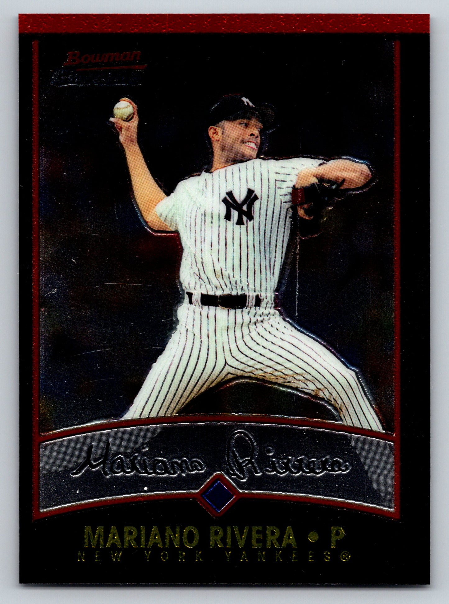 2001 Bowman Chrome #104 Mariano Rivera