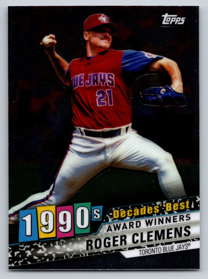 2020 Topps #DBC-64 Roger Clemens Decades' Best Chrome (Series One)