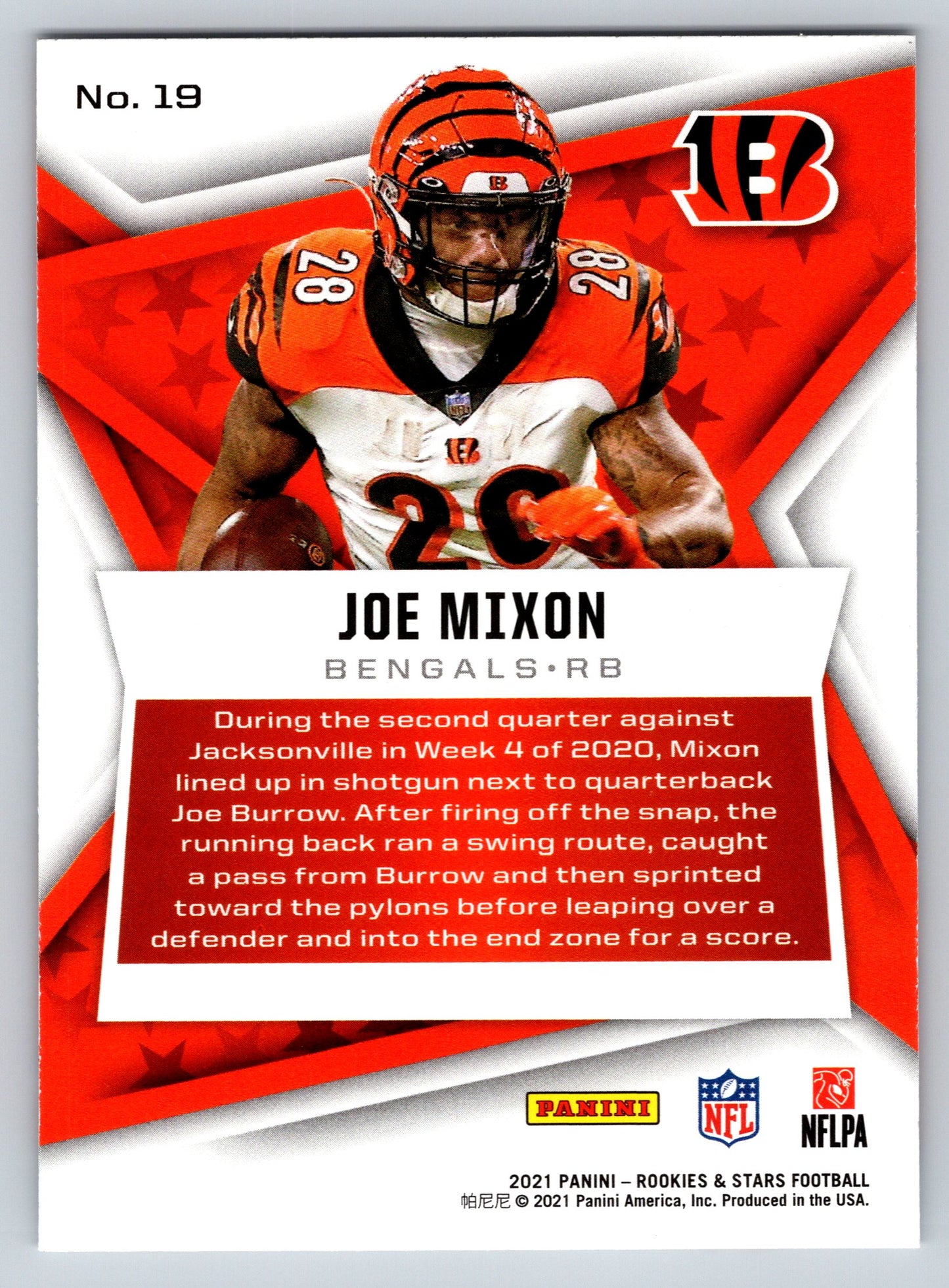 2021 Panini Rookies & Stars #19 Joe Mixon