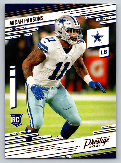2021 Panini Chronicles #244 Micah Parsons Prestige Rookies Update