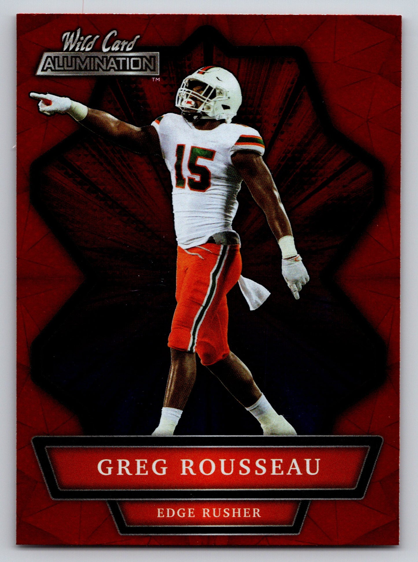 2021 Wild Card Alumination #ABC-19 Gregory Rousseau Red