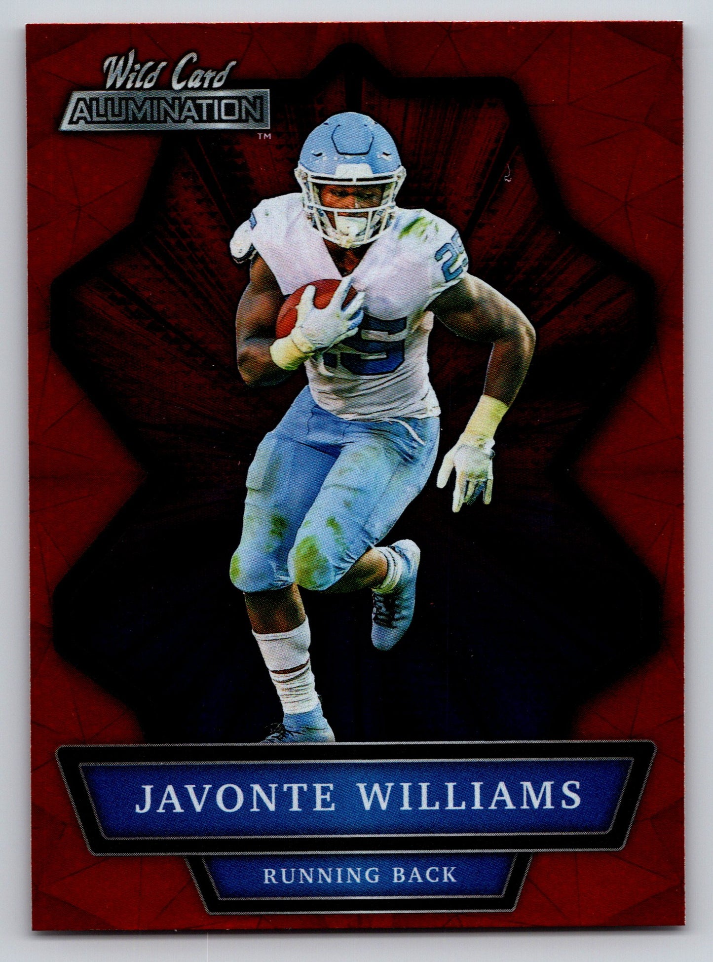 2021 Wild Card Alumination #ABC-40 Javonte Williams Red