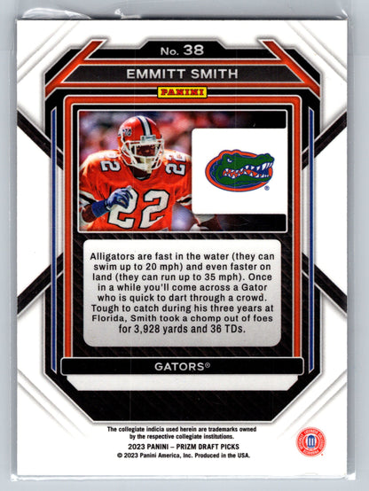 2023 Panini Prizm Draft Picks #38 Emmitt Smith Prizms Silver