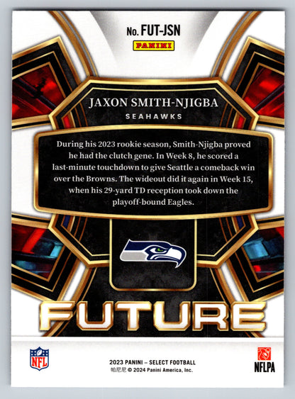 2023 Panini Select #FUT-JSN Jaxon Smith-Njigba Future
