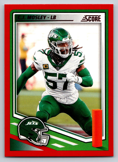 2025 Score #87 C.J. Mosley Red