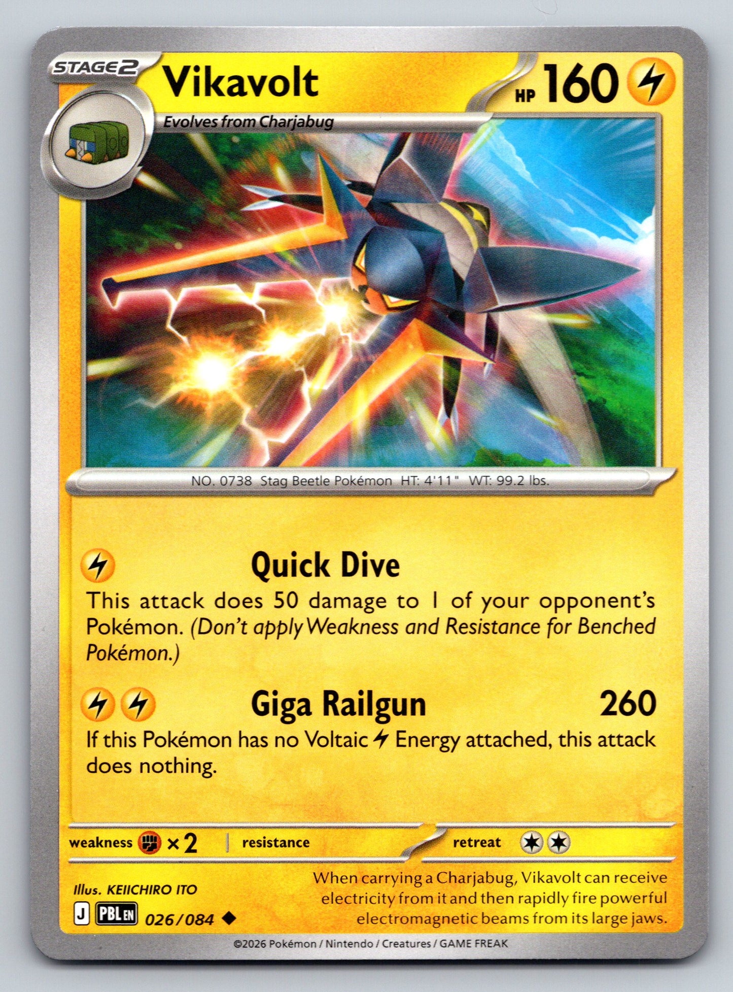 ME05: Pitch Black #026/084 Vikavolt
