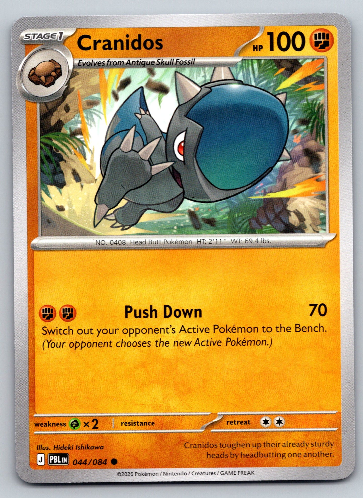 ME05: Pitch Black #044/084 Cranidos