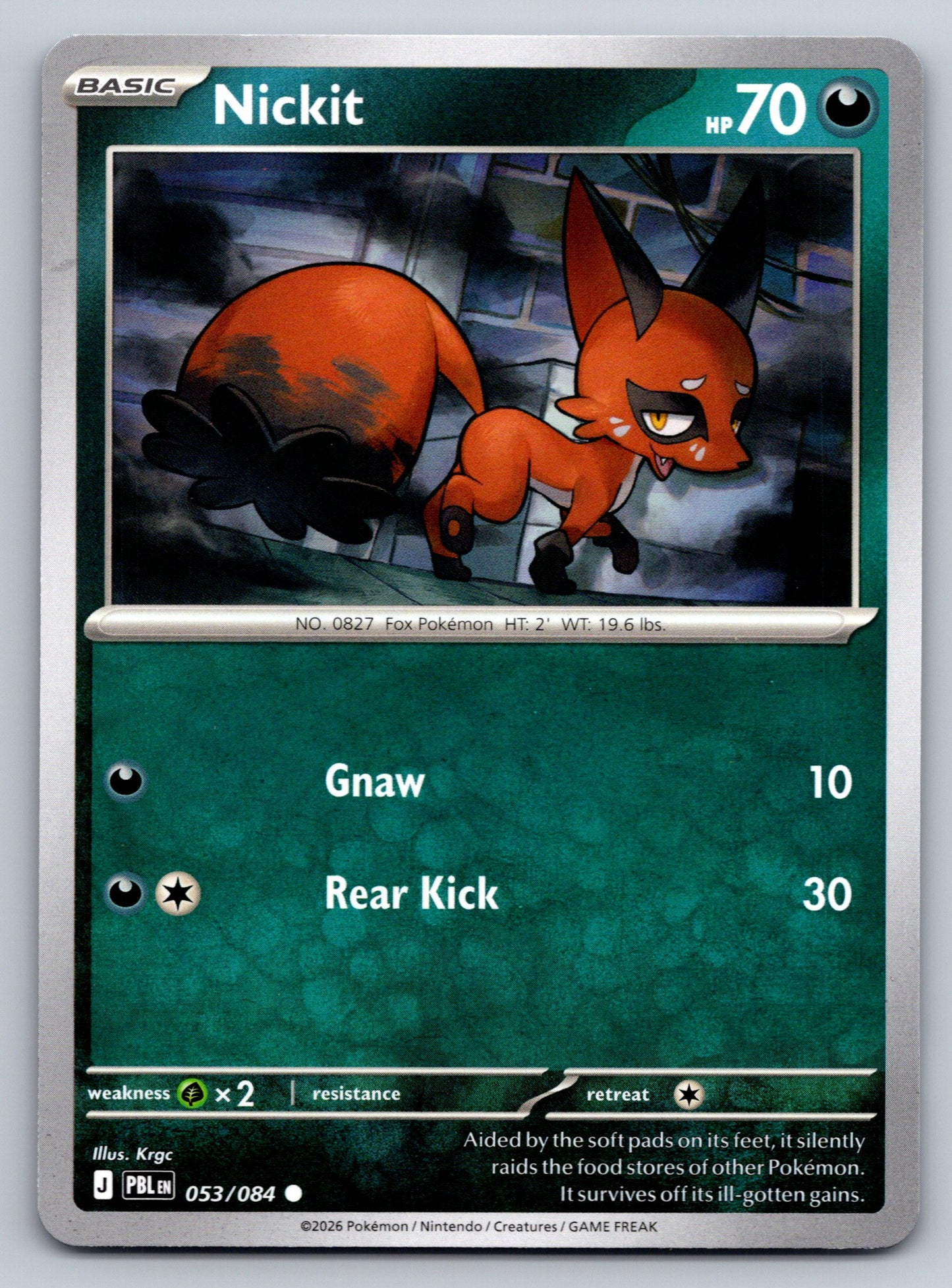 ME05: Pitch Black #053/084 Nickit
