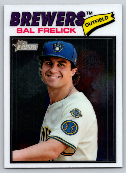 2026 Topps Heritage #195 Sal Frelick Chrome