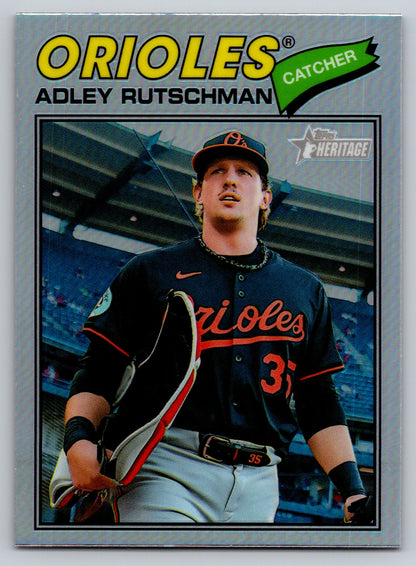 2026 Topps Heritage #180 Adley Rutschman Chrome Refractors