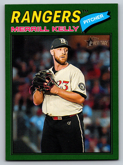 2026 Topps Heritage #316 Merrill Kelly Dark Green