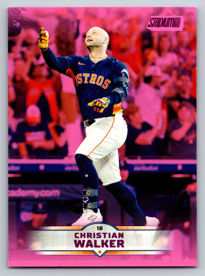 2025 Stadium Club #29 Christian Walker Pink Foil