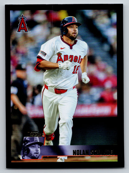 2025 Topps Archives #138 Nolan Schanuel Black Foilboard