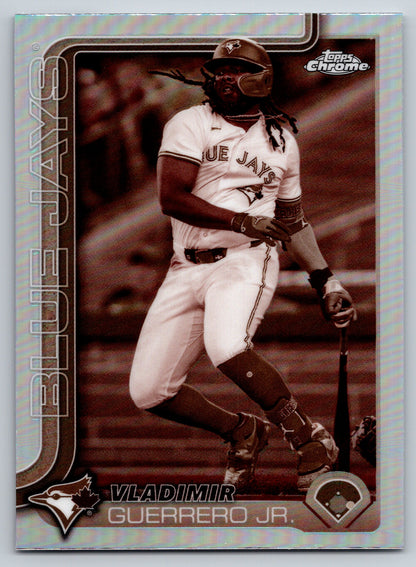 2025 Topps Chrome #259 Vladimir Guerrero Jr. Sepia Refractors