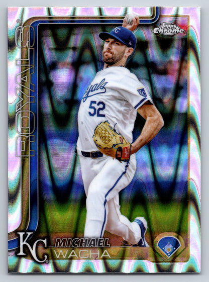 2025 Topps Chrome #284 Michael Wacha RayWave Refractors