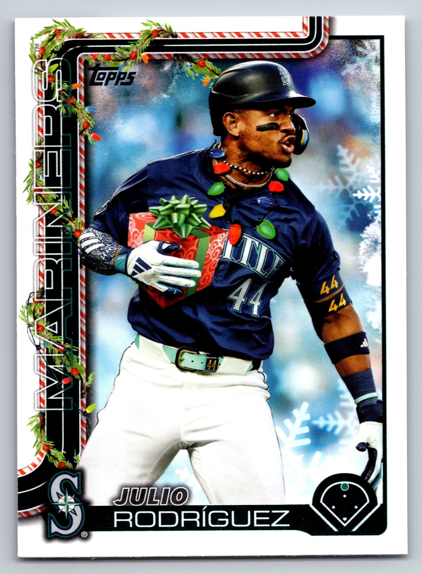 2025 Topps Holiday #H186b Julio Rodríguez