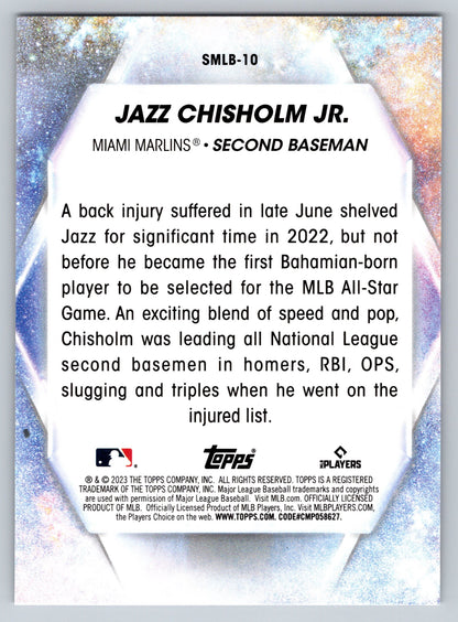 2023 Topps #SMLB-10 Jazz Chisholm Jr. Stars of MLB
