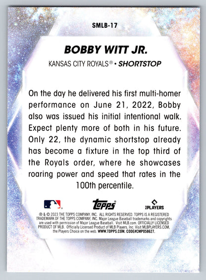 2023 Topps #SMLB-17 Bobby Witt Jr. Stars of MLB