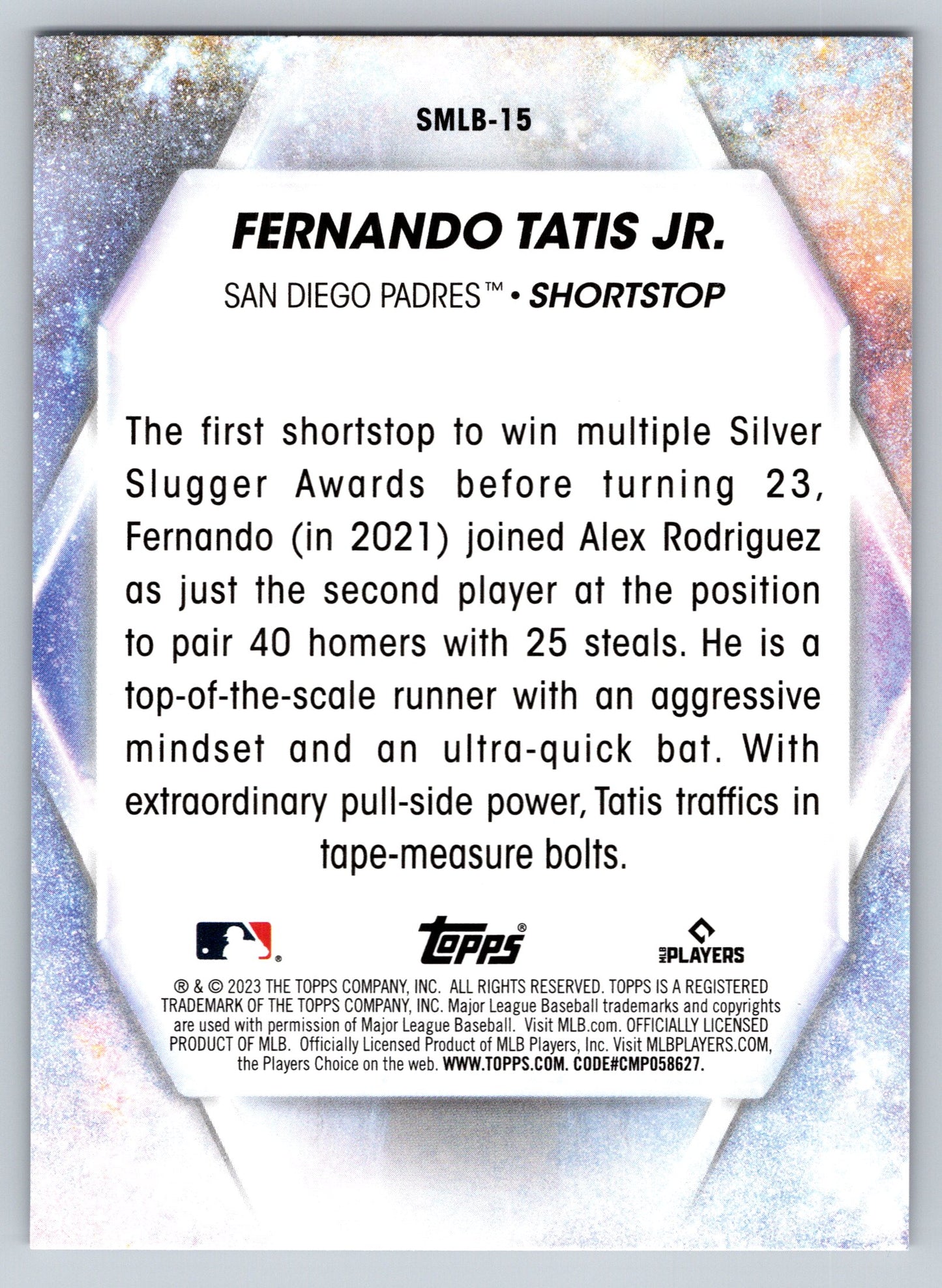 2023 Topps #SMLB-15 Fernando Tatis Jr. Stars of MLB