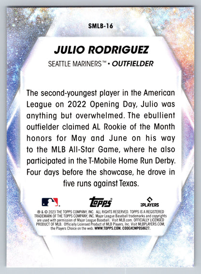 2023 Topps #SMLB-16 Julio Rodriguez Stars of MLB