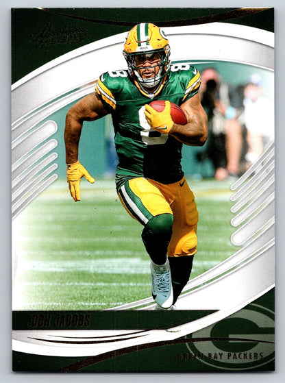2025 Panini Absolute #39 Josh Jacobs Yellow