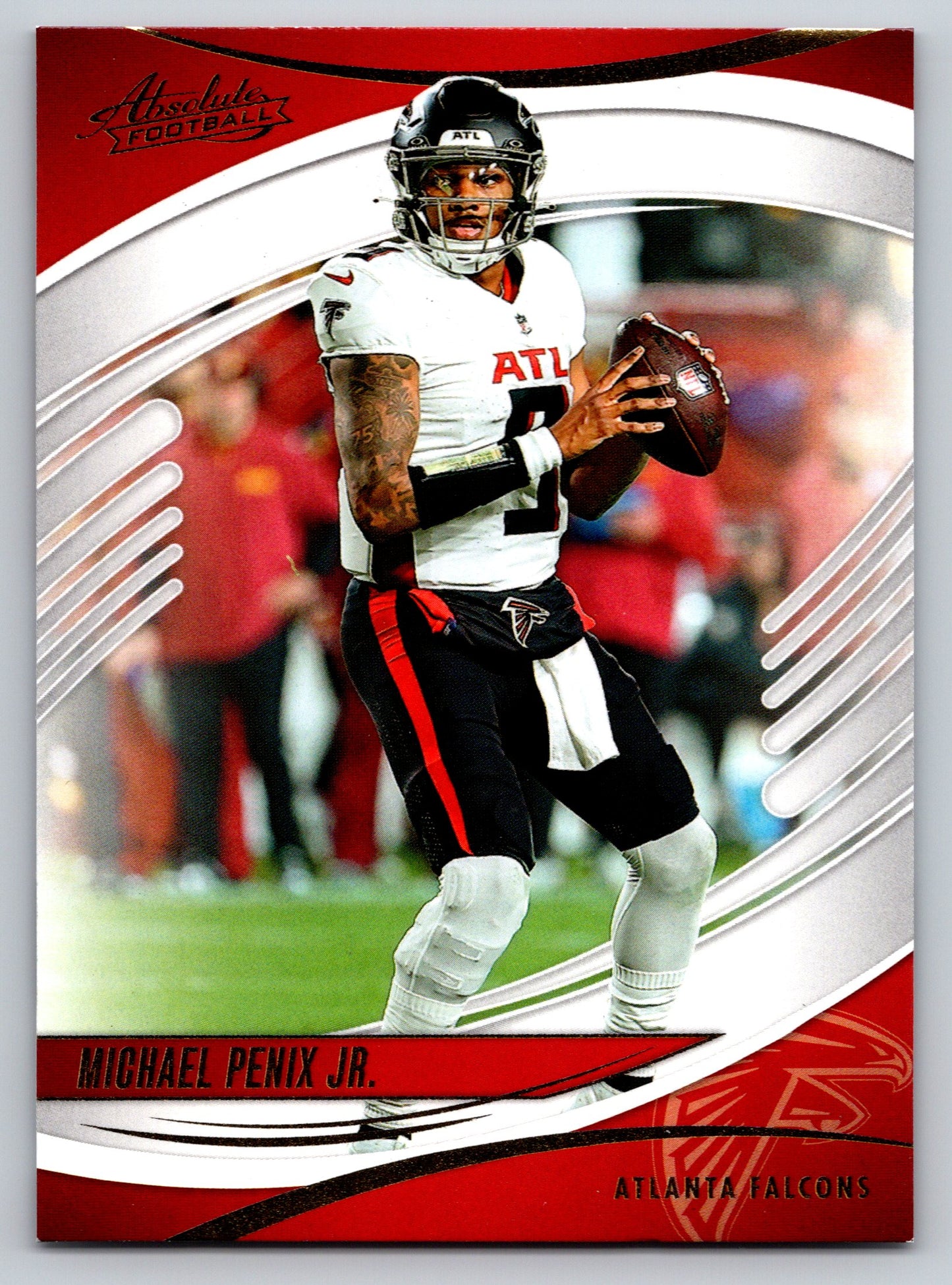 2025 Panini Absolute #84 Michael Penix Jr. Yellow
