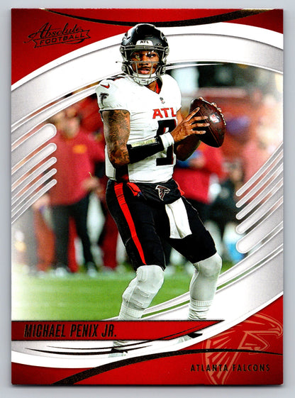 2025 Panini Absolute #84 Michael Penix Jr. Yellow