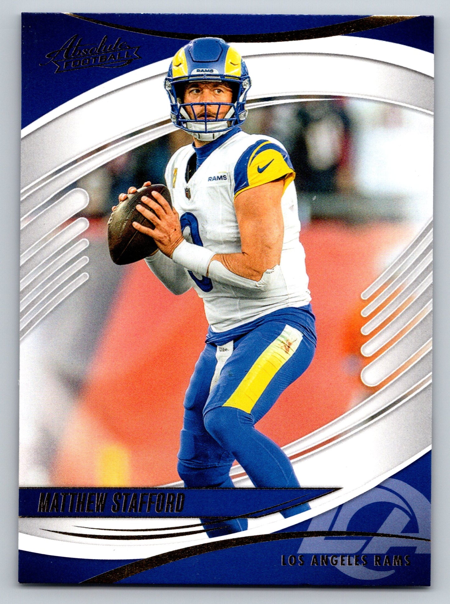 2025 Panini Absolute #42 Matthew Stafford Yellow