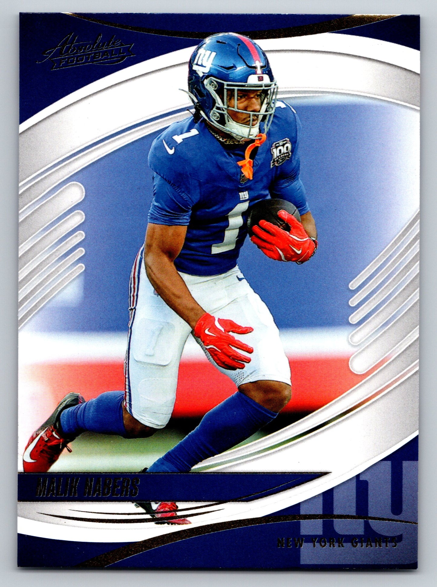 2025 Panini Absolute #1 Malik Nabers Yellow