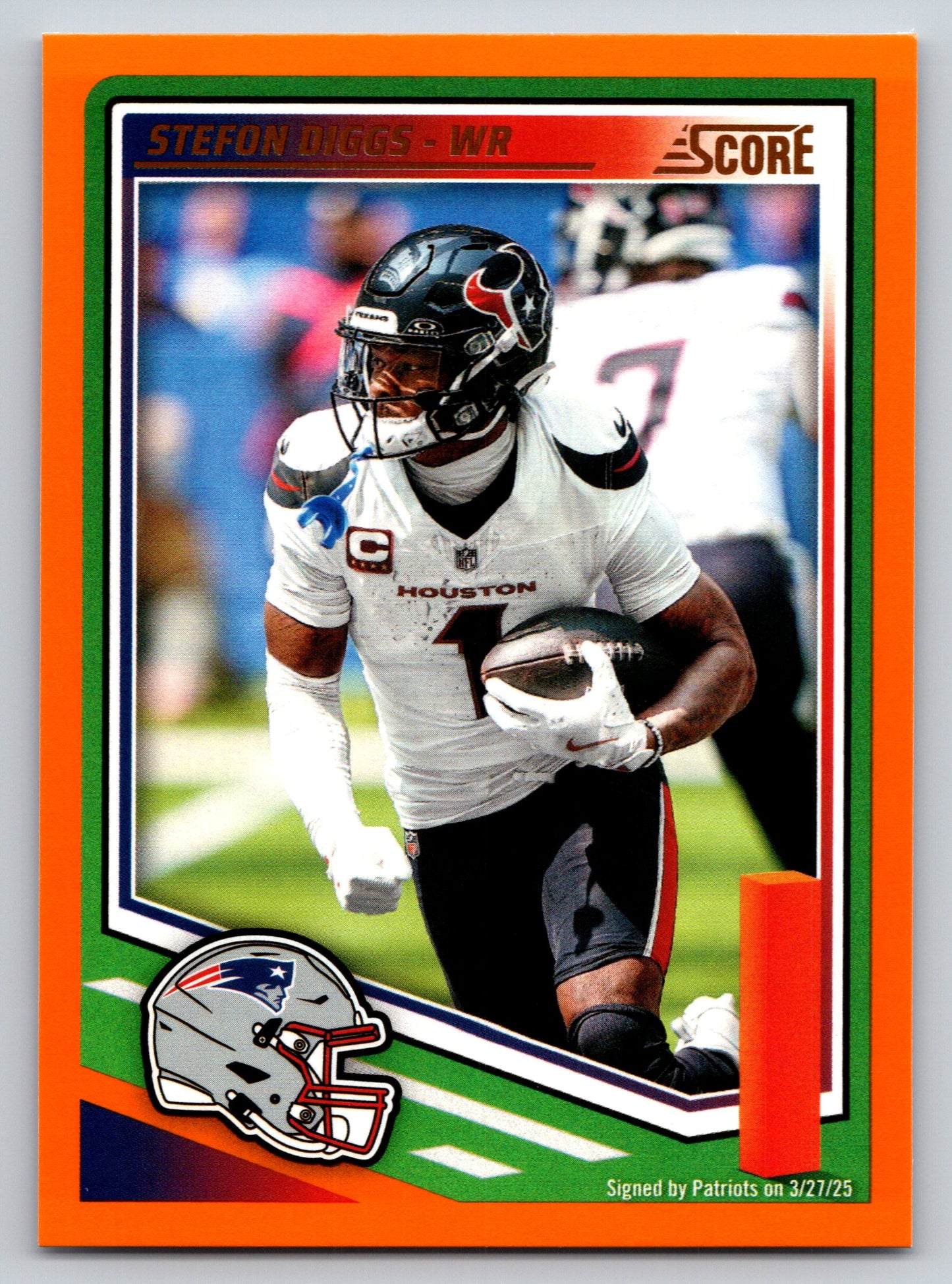 2025 Score #71 Stefon Diggs Orange