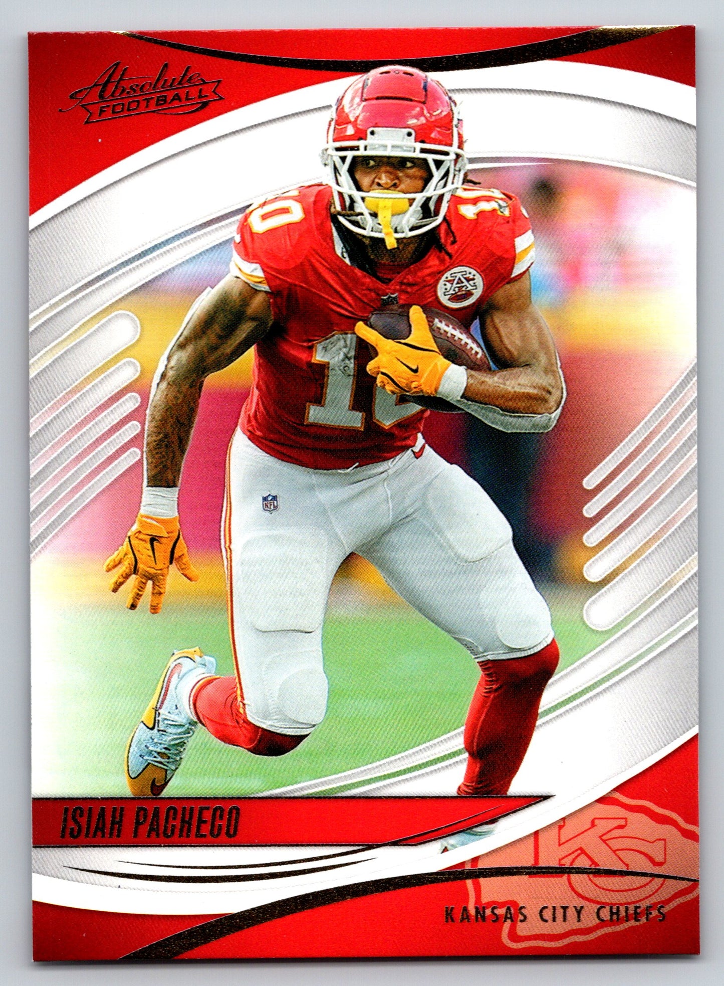 2025 Panini Absolute #92 Isiah Pacheco Yellow