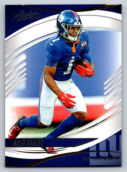 2025 Panini Absolute #1 Malik Nabers Yellow