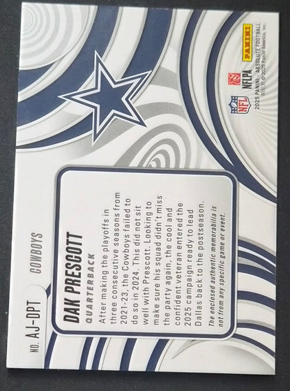 2025 Panini Absolute #AJ-DPT Dak Prescott Absolute Jumbos