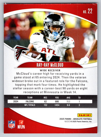 2025 Panini Absolute #22 Ray-Ray McCloud Pink