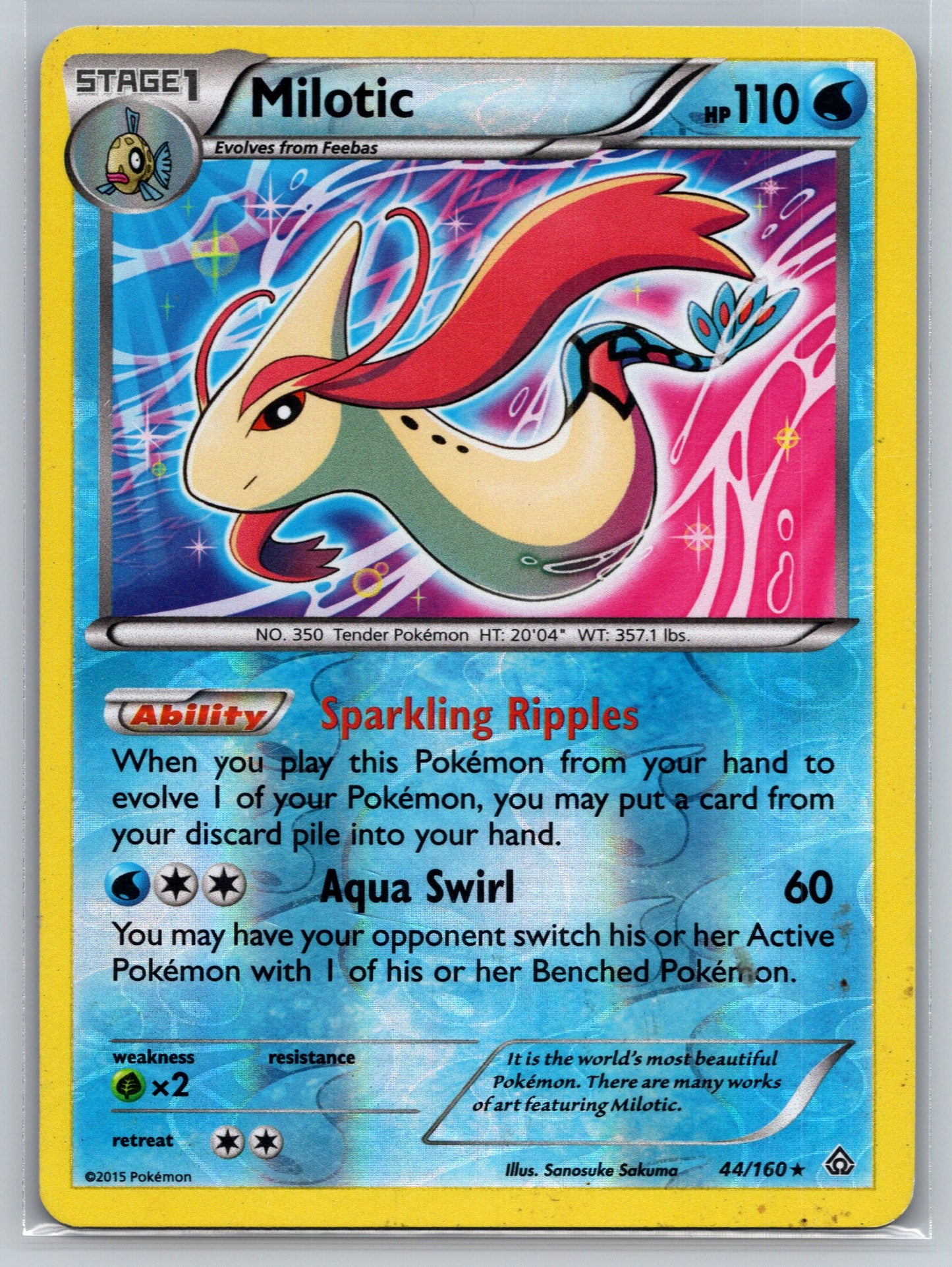 XY - Primal Clash #44/160 Milotic
