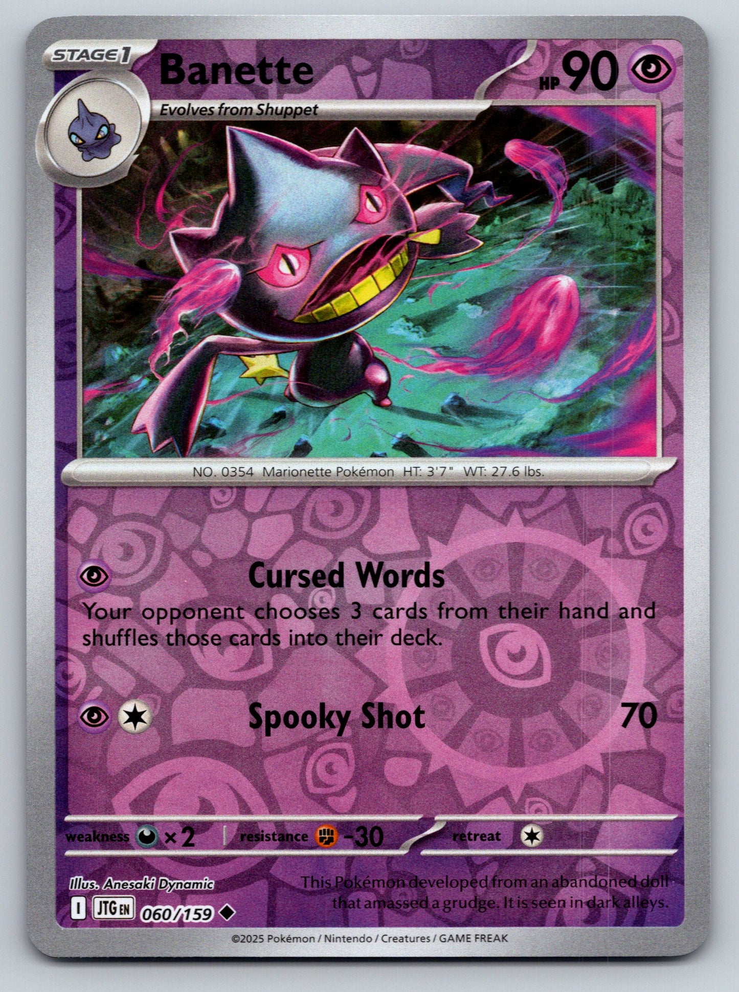 SV09: Journey Together #060/159 Banette reverse holo