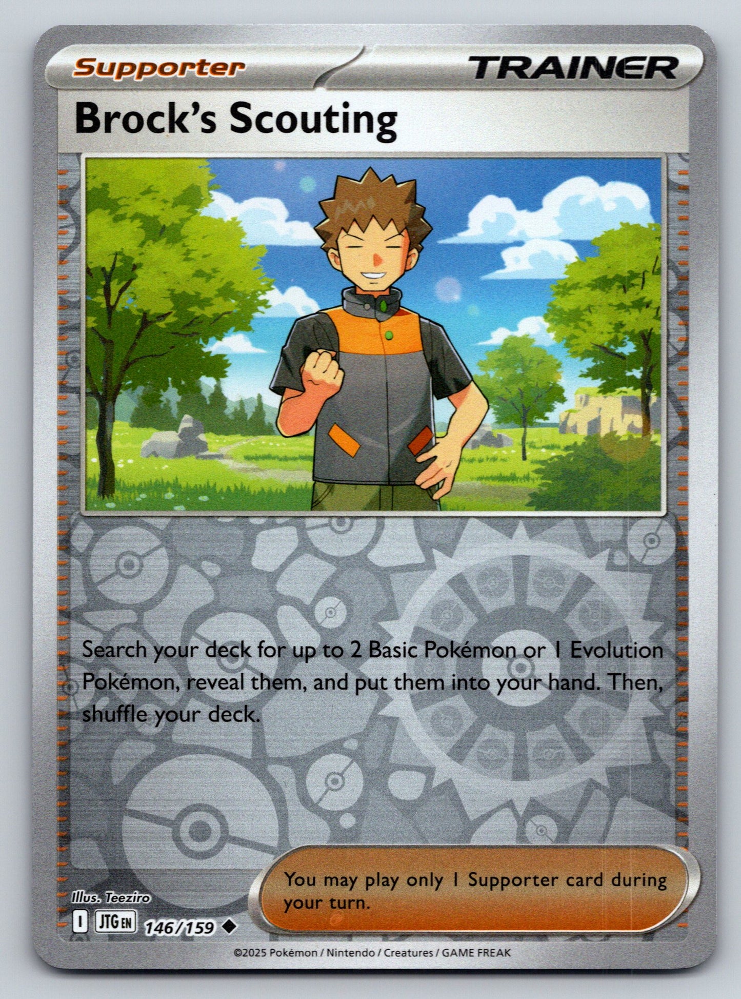 SV09: Journey Together #146/159 Brock's Scouting