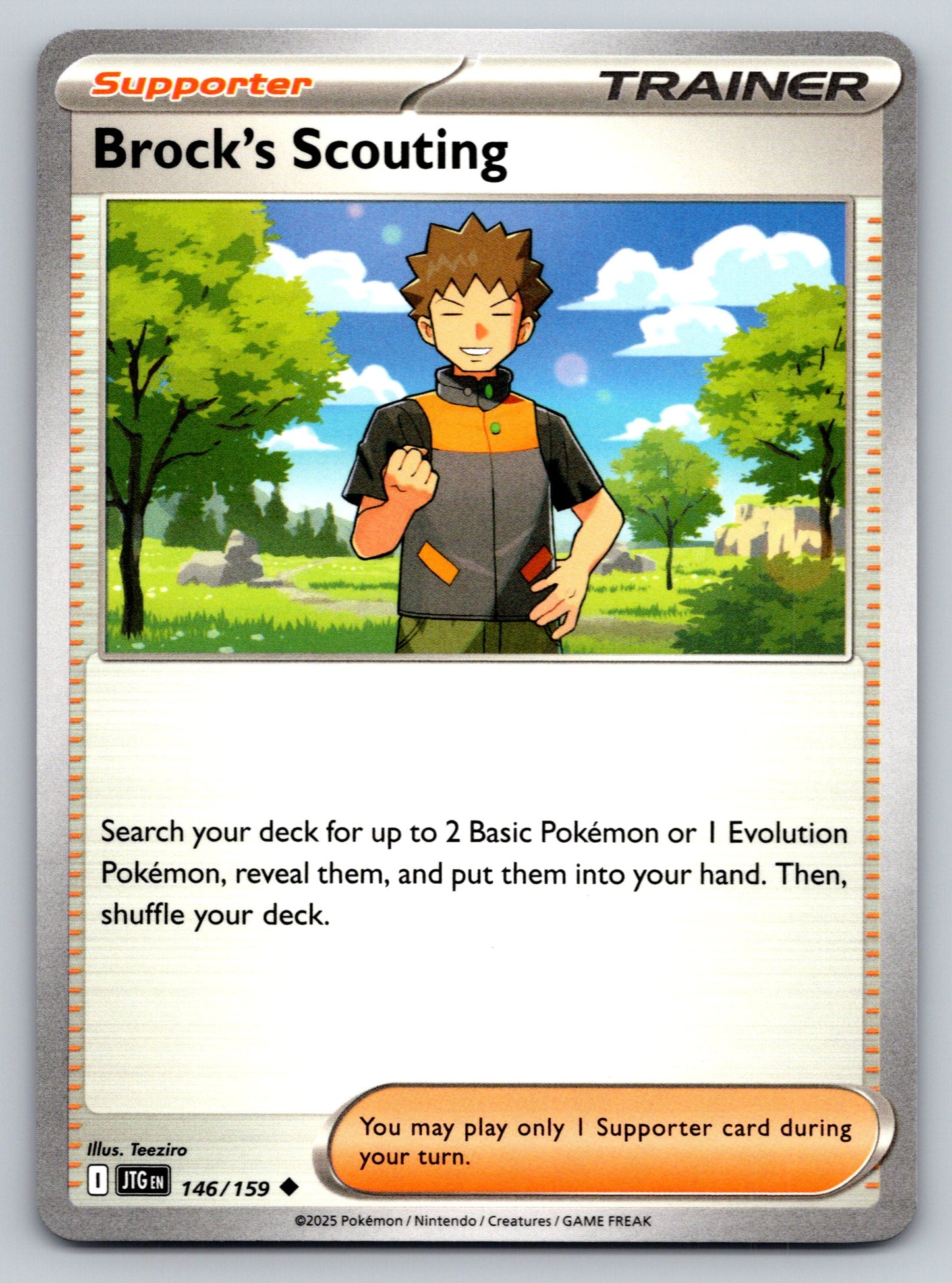 SV09: Journey Together #146/159 Brock's Scouting