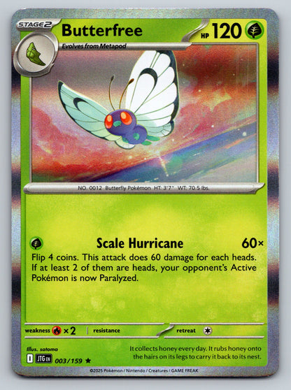 SV09: Journey Together #003/159 Butterfree holo