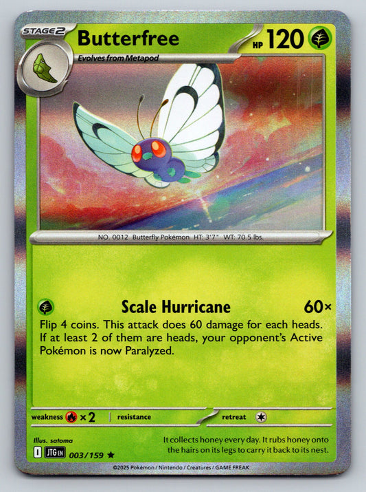 SV09: Journey Together #003/159 Butterfree holo