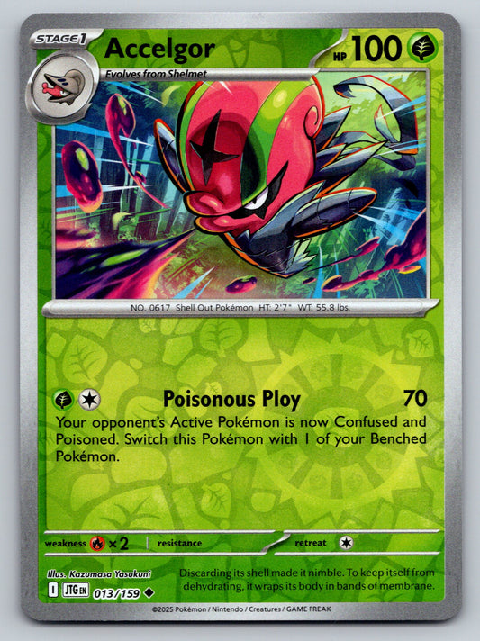 SV09: Journey Together #013/159 Accelgor reverse holo