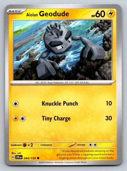 SV09: Journey Together #044/159 Alolan Geodude